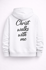 Christ Walks with Me Hoodie