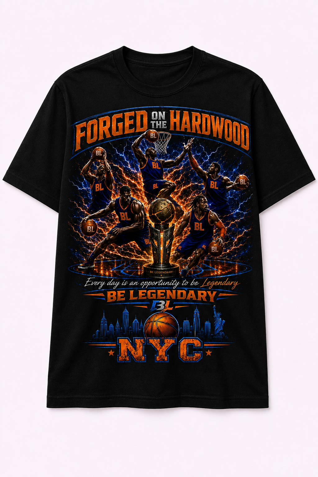 Forged on the Hardwood NYC T-shirt