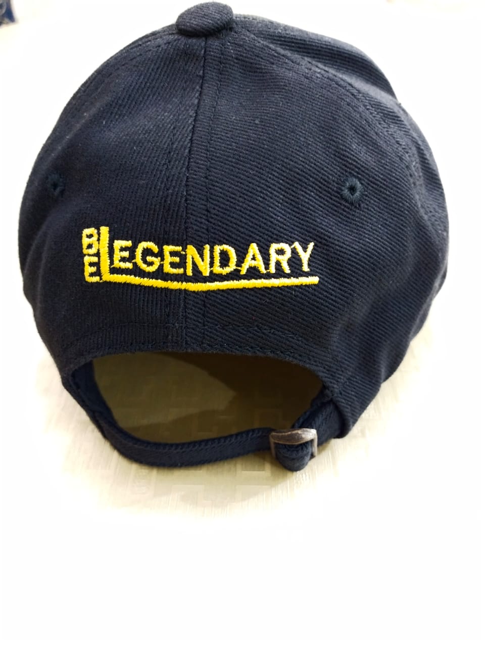 Premium Navy Twill Baseball Cap
