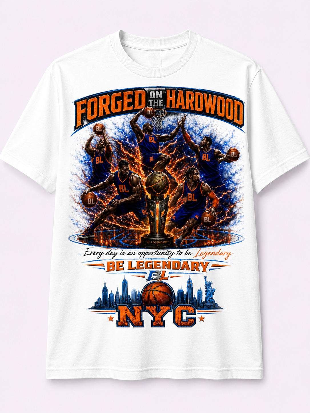 Forged on the Hardwood NYC T-shirt